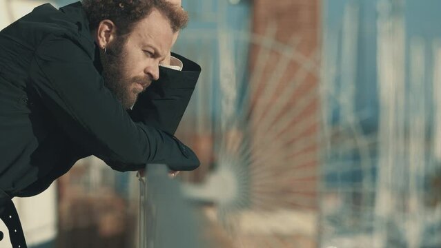 Seaside Confusion: Lost in Thought by the Sea