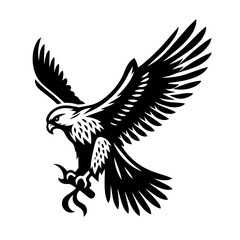 Obraz premium eagle in flight vector 