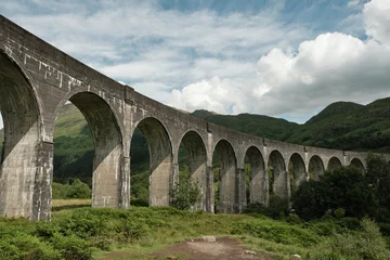 Foto op Plexiglas Glenfinnanviaduct Glenfinnan Viaduct in Scotland