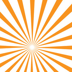 Sun ray retro background vector burst light. Sunrise or sunset retro design