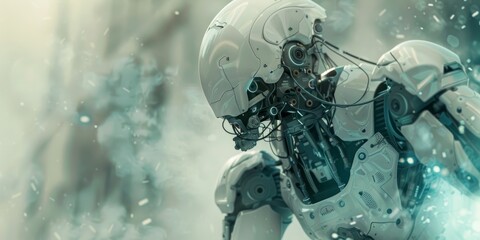 Generative AI: Exploring Futuristic Virtual Realms Through Virtual Robot Thought Human Brain
