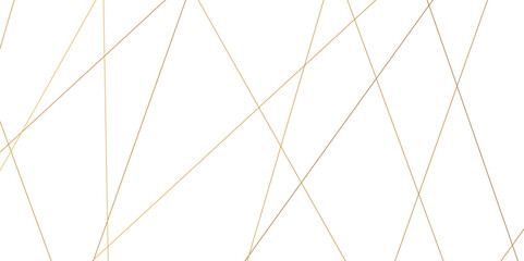 Random chaotic lines abstract geometric pattern. vector textrue 3d illustration. geometric design created using light gold digital net web line tecnology. white color in backdrop.
