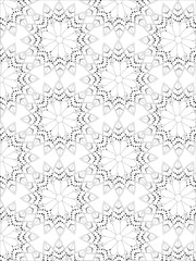 Flower mandala illustration. Oriental pattern, vintage decorative elements. Mandala Coloring Pages. Mandala Coloring Book. Seamless vector