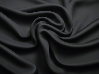 Fototapeta premium a black close up fabric texture background