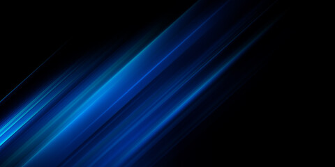 Illustration of light ray, stripe line with blue light, speed motion background
