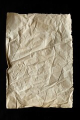 Obraz premium Organic Old Wrinnkled Paper Blank Texture Mockup