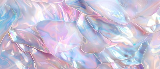 Ultrawide Abstract Mother Of Pearl Organic Background  