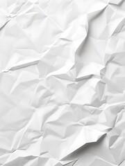 Obraz premium white crumpled paper texture background