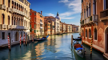  Venice, Italy. Panoramic view of the Grand Canal. © I