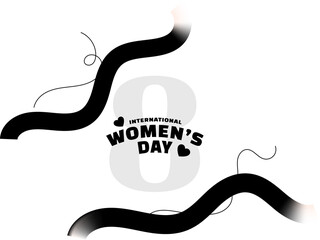 Obraz premium Nice international womens day holiday background design