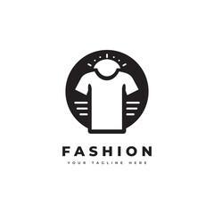 Fashion logo in simple minimalist style. For fashion trend logos, clothing or boutique logos.