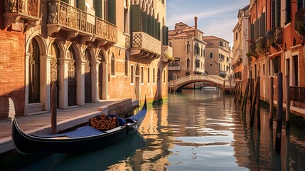 Venice, Italy. Panoramic view of the Grand Canal - obrazy, fototapety, plakaty