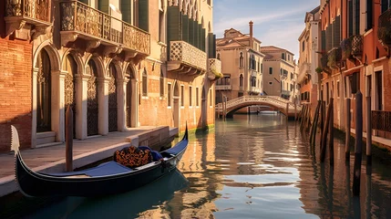 Foto auf Glas Venice, Italy. Panoramic view of the Grand Canal © I