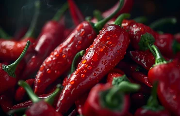 Zelfklevend Fotobehang red hot chili peppers © toomi123