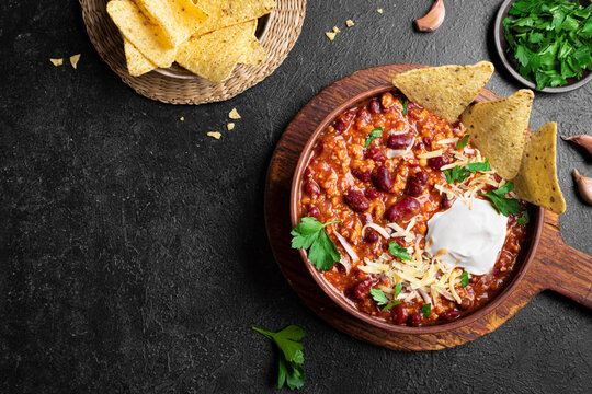 Chili con carne, Chilean beans