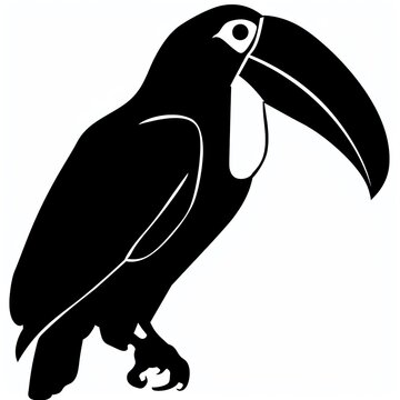 recommend clip art: Toucan Bird Silhouette Clip Art