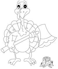 Thanks giving coloring pages