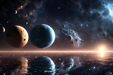planet and space