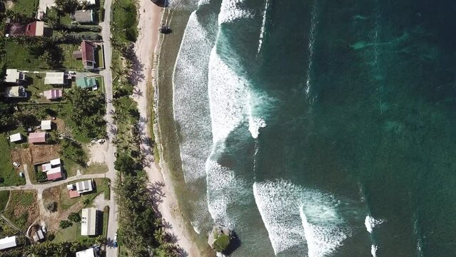 Bathsheba beach Barbados landscape waves 