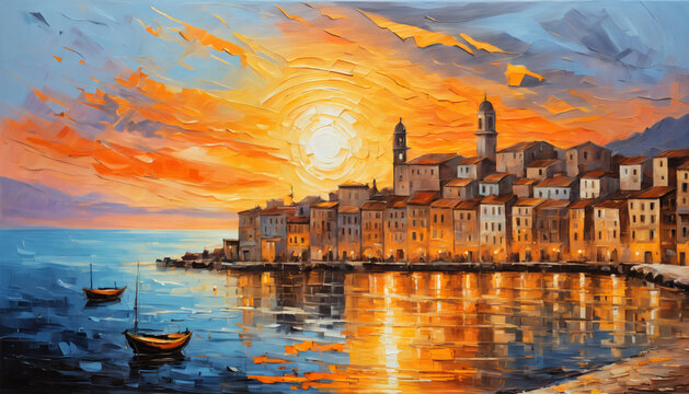 Harbor Bliss at Mediterranean Dusk