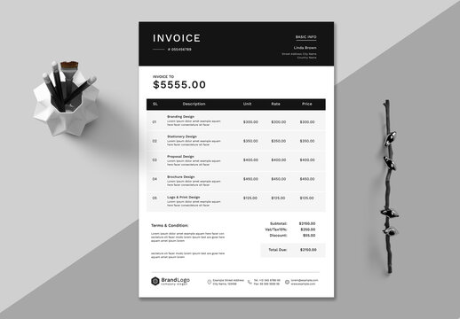 Simple Invoice Layout