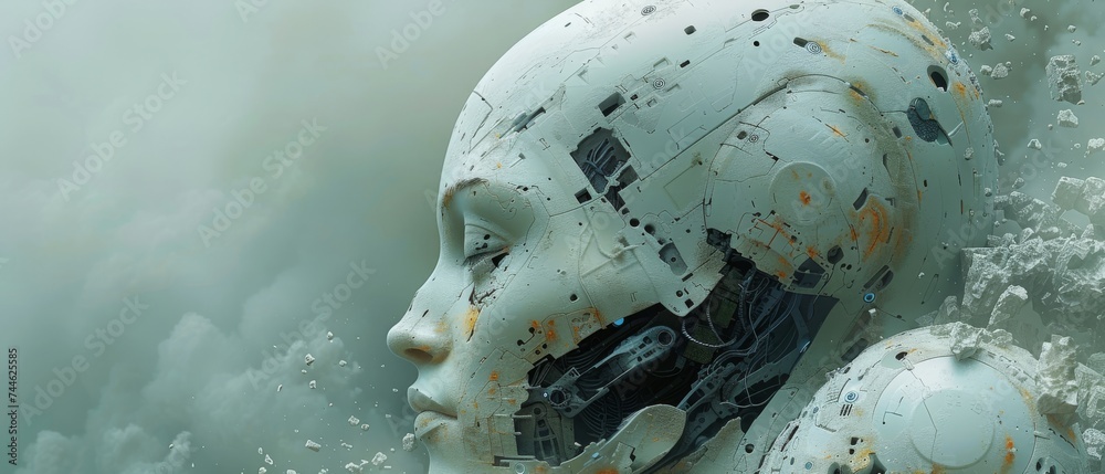 Poster concept of artificial intelligence (ai).