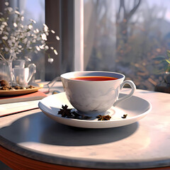 Obraz premium A cup of Tea, Fresh Cup of Tea, Freshness, Drink,