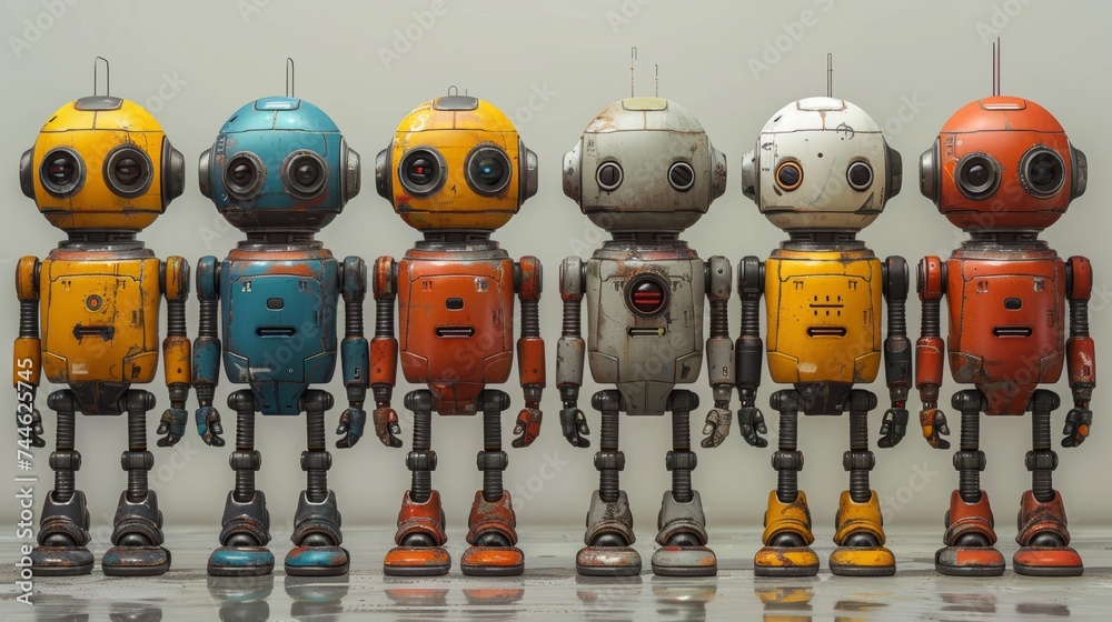 Poster A collection of robots