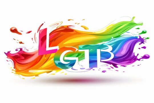 LGBTQ Pride Strength. Rainbow Multiculturalism Colorful Multiculturalism Diversity Flag. Gradient Motley Colored Joint Teamwork LGBT Rights Parade Festival City Diverse Gender Illustration