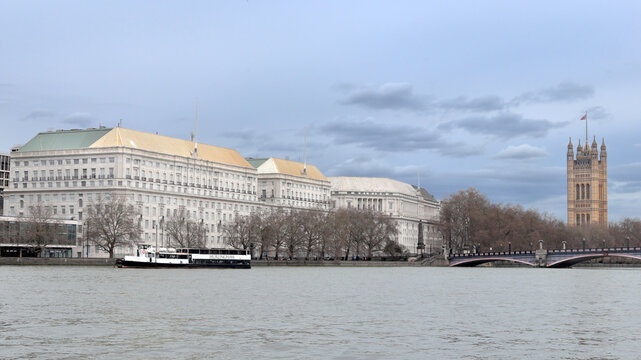 Thames House, an office building in Millbank, London, headquarters of the internal Security Service MI5