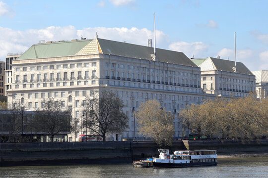Thames House, an office building in Millbank, London, headquarters of the internal Security Service MI5
