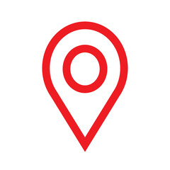 Location icon. Pin, Position, Map Pin icon vector isolated