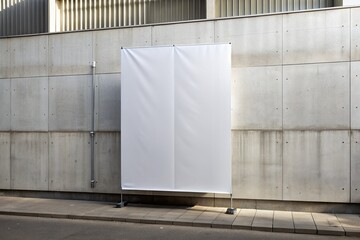 Billboard mockup. Poster banner mockup in the city.