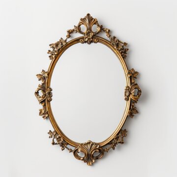 Mirror frame Isolated on white background