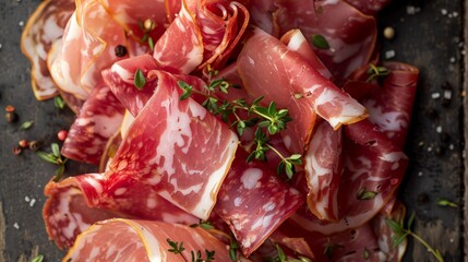 Artisanal Italian Salami with Fresh Herbs