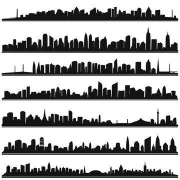 City skylines vector design