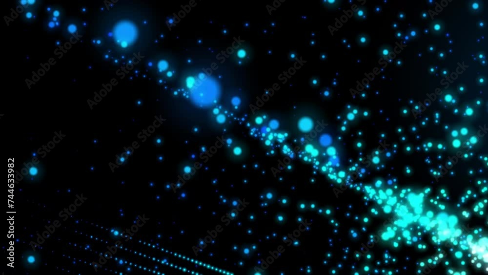 Canvas Prints futuristic flight of a spaceship leaving a trace. 4k, 3d animation. footage of scientific space expl