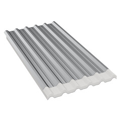 3D Galvanized Thermacoustic Sandwich Panel Roof Tile with Transparent Background