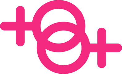 Obraz premium same sex icon illustration
