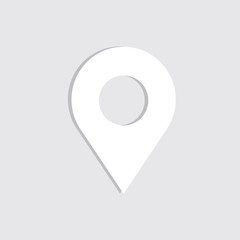 Location icon. Pin, Position, Map Pin icon vector isolated