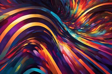 Light trails with this highly detailed abstract background