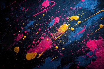 Abstract background with color splashes