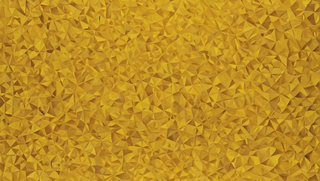 Sunny yellow polygon abstract background. 