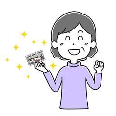 免許を持った高齢女性2