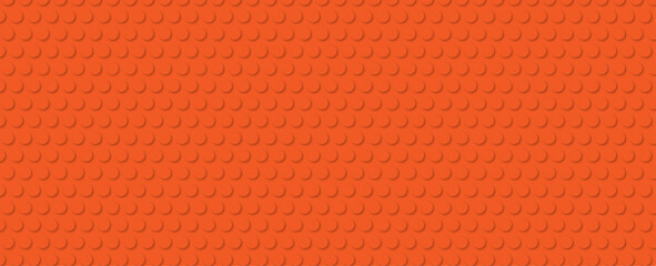 Orange Building Blocks Seamless Pattern - Orange plastic toy building blocks or bricks texture. Seamless modern design. banner, cover, poster, flyer, card, fabric, clothes. vector illustration