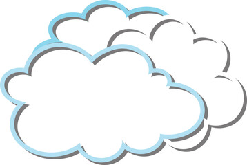 Cloud Lined Illustration