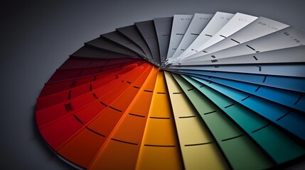 sample colors catalogue pantone or colour swatch for interior design and decoration