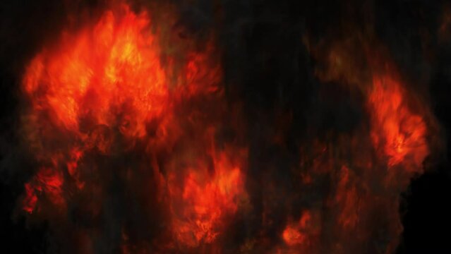 burning flames light overlay background