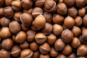 Obraz premium macro texture of nuts nut background