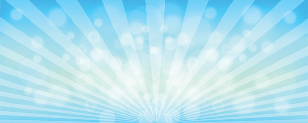 blue horizontal sky background with blur